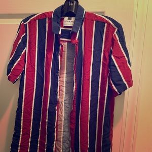 Top man men’s button down short sleeve